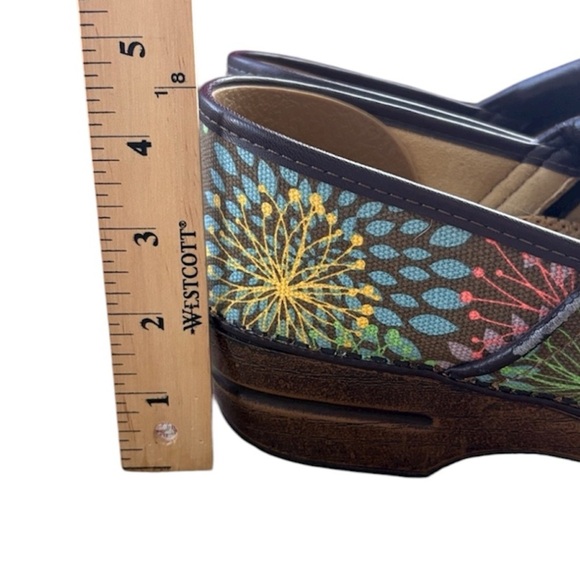 Dansko Vegan Starburst Floral Clogs Slip On Floral Comfort Shoes Women’s 41 10.5 - Picture 6 of 11